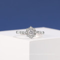 Ready to Ship High Quality 925 Sterling Silver Ring Engagement Adjustable Ring